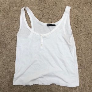 Brandy Melville withe button up tank